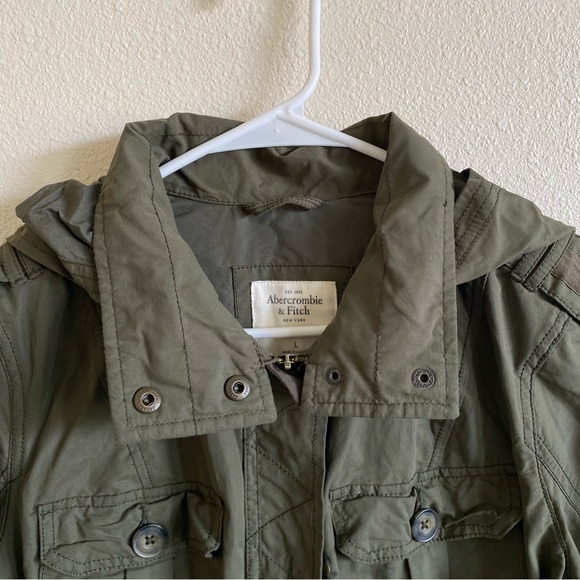 Abercrombie & Fitch Military Parka Jacket Size L - Picture 6 of 15